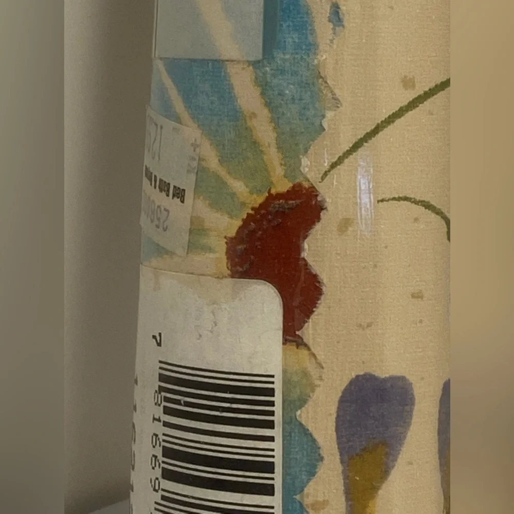 90s springmaid wall paper wall border floral LOVES ME daises Spring Maid vintage
